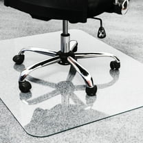 Glaciermat® Heavy Duty Glass Chair Mat for Hard Floors & Carpets - 36" x 40"