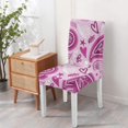 thumbnail image 4 of Colorful Classic Paisley Vintage Dining Chair Covers Set of 4 Bohemian Floral Ethnic Retro Decorative Pattern Washable Polyester Stretch Slipcovers Removable Protector for Farmhouse Decor, 4 of 6