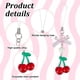 thumbnail image 4 of 8 estilos de colgantes de frutas para correa de teléfono celular, colgante de fresa y cereza, y llavero con cuentas de amor, accesorios para teléfono., 4 of 6
