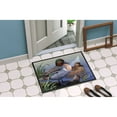 thumbnail image 4 of Carolines Treasures PTW2057MAT Green Teal Ducks in the Water Door Mat Indoor Rug or Outdoor Welcome Mat 18x27 Doormat, 4 of 4