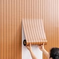 thumbnail image 6 of 3D Wall Panels Faux Wood Grain Texture, Self Adhesive Waterproof Wall Covering, DIY Accent Wall, Sofa Background Backsplash & Modern Home Decor(15.7 x 118in, Color 1), 6 of 8