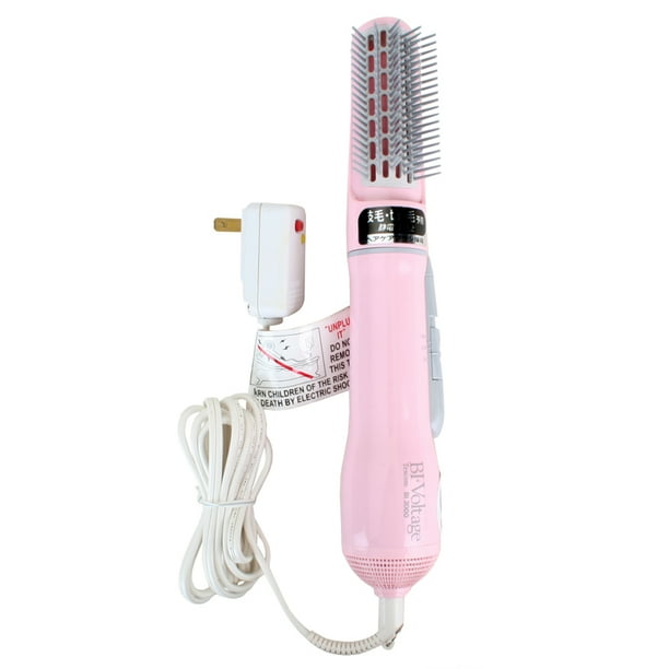 Dual Voltage Hair Styler Hot Air Brush Curl Dryer BI2000