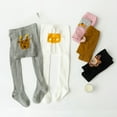 thumbnail image 6 of 1/5 Pack Baby Girls Tights Toddler Cable Knit Leggings Cartoon Pattern Infants Stockings Pantyhose for Kids 12Months-6Years, 6 of 8