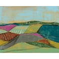 thumbnail image 2 of Goldberger, Jennifer 32x26 Black Ornate Wood Framed with Double Matting Museum Art Print Titled - Colorfield II, 2 of 4