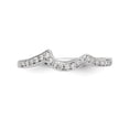 thumbnail image 4 of 14K White Gold Ring Band Wedding Diamond Round, 4 of 7