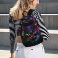thumbnail image 6 of Yiaed Futuristic Cat Warrior Print Backpack, Premium Laptop Backpack, Travel Backpack for Women, Lightweight Backpacks, Comfortable Back Pack-Medium, 6 of 7