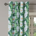 thumbnail image 3 of Ambesonne Grommet Curtain, , 50"x96", Hunter Green and Soft Blue, 3 of 5