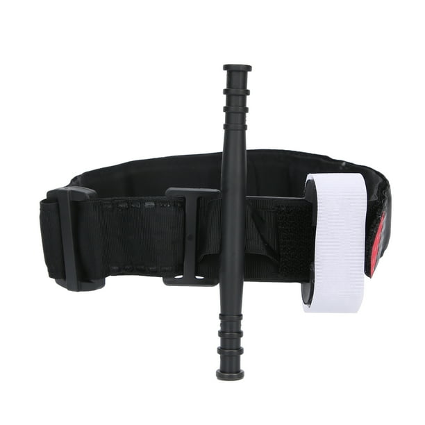 Torniquete para exteriores, para emergencias, con una sola mano, para detener hemorragias, color negro