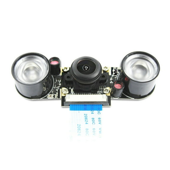 5MP USB Camera Module 1080p Fisheye Webcam Model with Night View Wide Viewing for RPi Projects