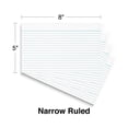 thumbnail image 4 of Staples 5" x 8" Index Cards Lined White 1000/Carton ST51006-CCVS, 4 of 5
