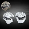 thumbnail image 1 of 7/8\" 1\" Motorcycle Handlebar Mount Clock & Thermometer White[YDE], 1 of 5