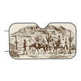 thumbnail image 7 of Balery Western Desert Cowboys2 Print Car Windshield Sun Shade,Windshield Sunshade for Car Pickup Truck SUV Accessories-Small, 7 of 7