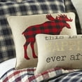 thumbnail image 2 of Levtex Home - Lodge - Decorative Pillow (18x18in.) - Plaid Moose - Red, Black and Natural, 2 of 3