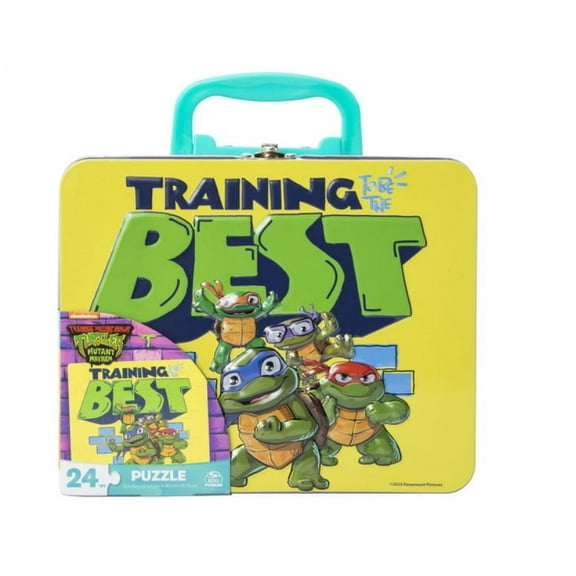 Teenage Mutant Ninja Turtles LUNCH BOX w ASSEMBLE 48pc 12.5" x 15" Jigsaw Puzzle