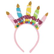Happy Birthday Candles Headband - Apparel Accessories - 1 Piece