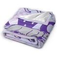 thumbnail image 2 of Kentucky Wesleyan College Logo Fleece Blanket, Very Soft Microfiber Flannel Blanket for Couch Warm and Cozy for All Seasons, 2 of 6