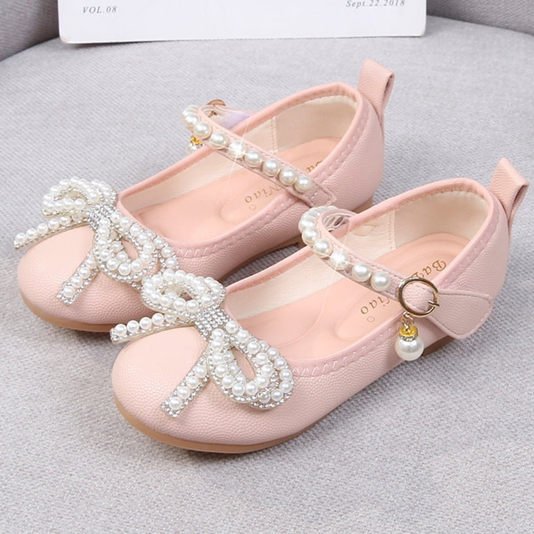 Children Small Leather Shoes Size 9 Shoes Toddler Girl Single  display picture 1