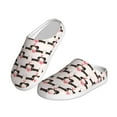 thumbnail image 2 of Yiaed Dachshund And Hearts Print Slippers Fuzzy Warm Cozy Slippers Non Slip House Slippers For Indoor Outdoor Slippers House Slippers-11, 2 of 7