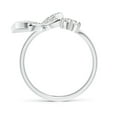 thumbnail image 2 of ANGARA Natural 0.23 Ct. Diamond Fashion Ring in 14K White Gold for Women (Ring Size: 3.5), 2 of 9