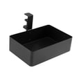 thumbnail image 2 of Organizador de cajón de escritorio debajo de la mesa Cesta de almacenamiento Clamp-on Metal Estable de gran capacidad Oculta Organizador de escritorio Negro, 2 of 8