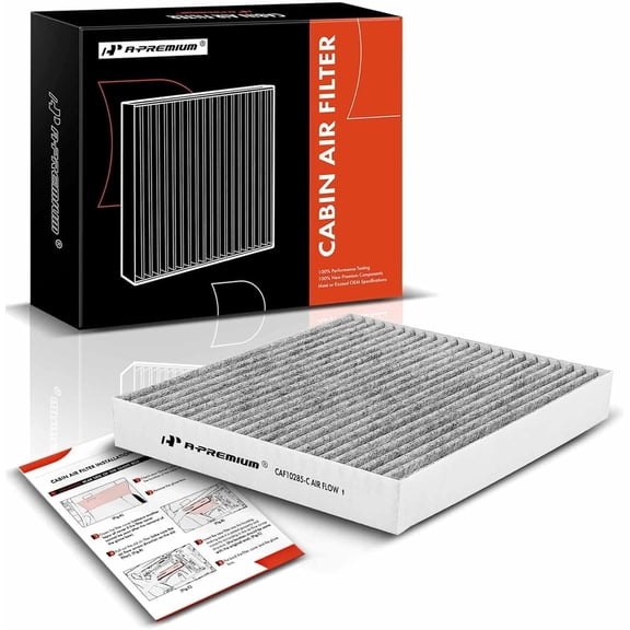 A-Premium Cabin Air Filter w/Activated Carbon Compatible with Toyota, Lexus, Land Rover, Scion, Subaru, Pontiac & Jaguar - Camry, RAV4, Highlander, Corolla, Sienna, Tundra, Prius, 4Runner, Outback