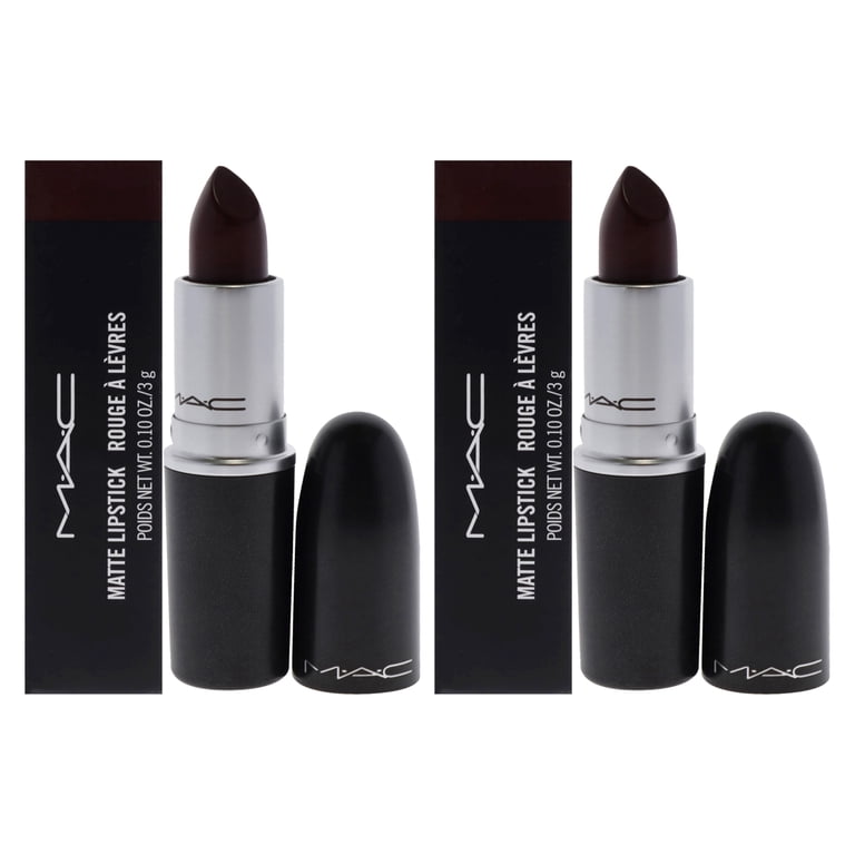 【新品未開封】M・A・C MAC リップ 613 SIN シン　2本セット MAC Matte Lipstick - 613 Sin - Pack of 2 , 0.10 oz Lipstick