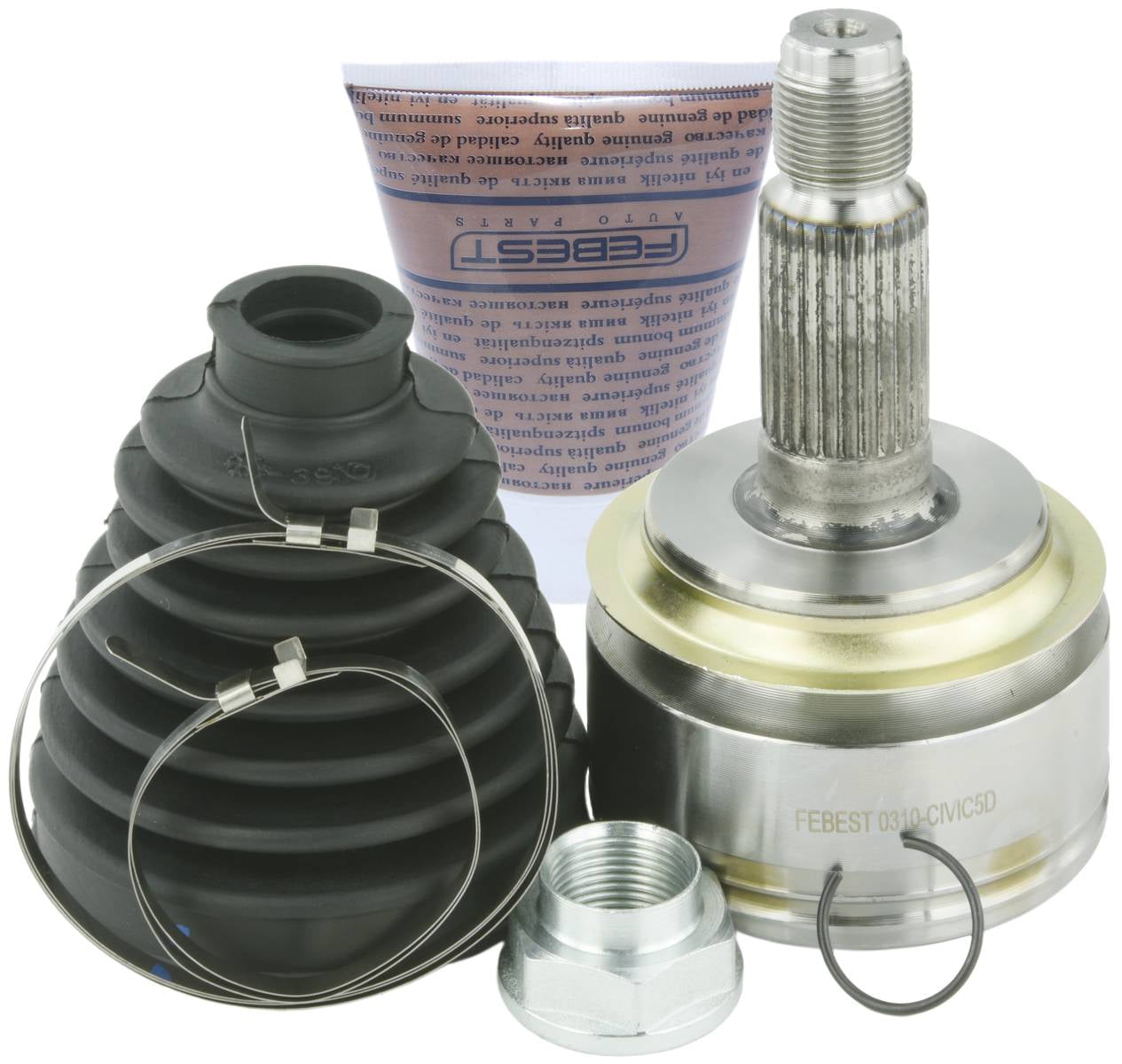 Febest OUTER CV JOINT 29X63X26 0310CIVIC5D OEM 44014TV1G10