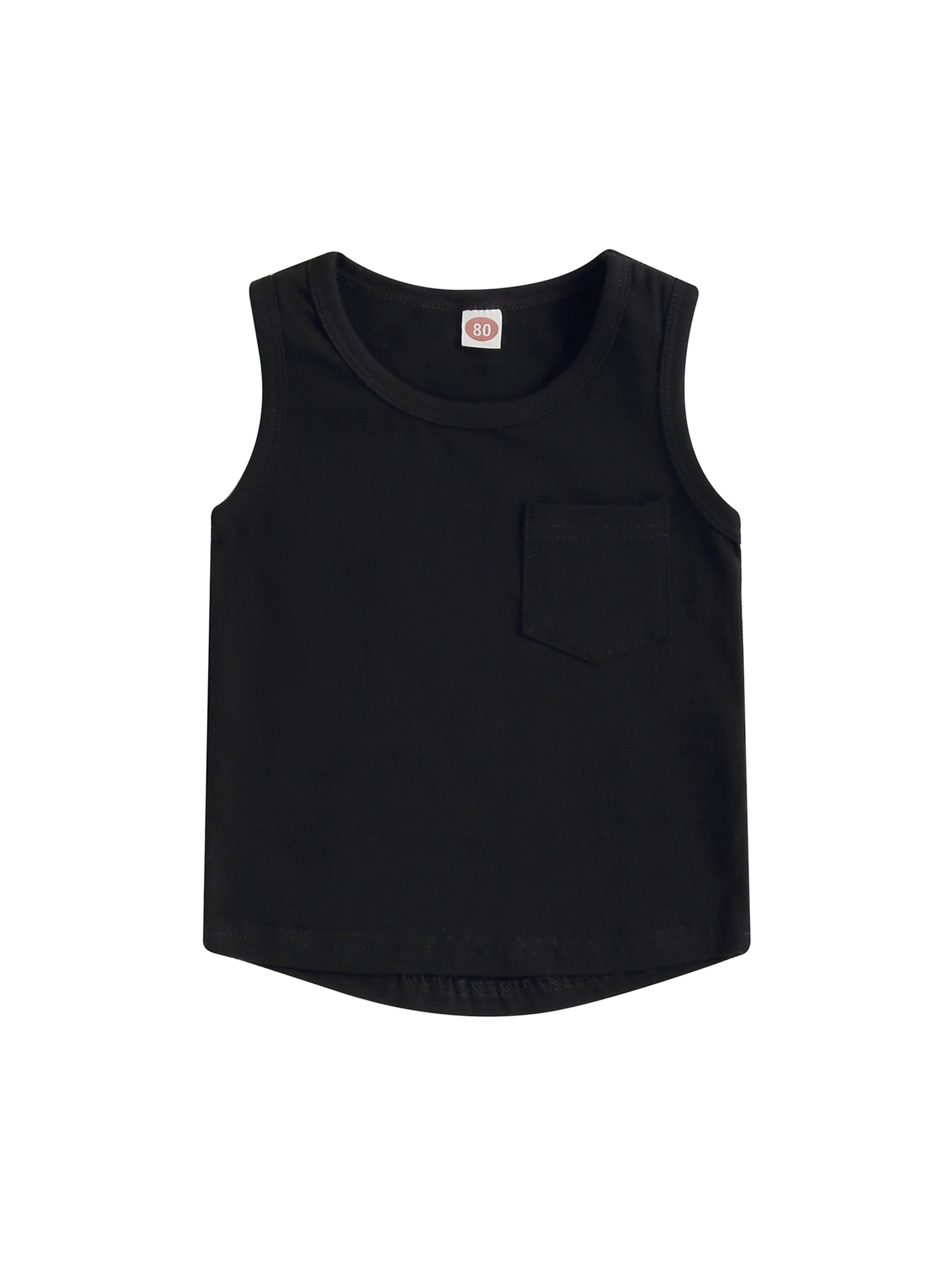 Wassery Baby Kids Boys Tank Top 6M 12M 18M 24M 2T 3T 4T Toddle Vest Sleeveless Crew Neck Solid