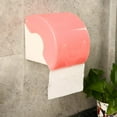 thumbnail image 3 of Portarrollos de papel impermeable montado en la pared, portarrollos de papel para baño (blanco) Sincero Electrónica, 3 of 5