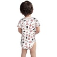 thumbnail image 3 of Yiaed Fashion Print Infant Climbing Short Sleeve Onesie One-Piece Baby Bodysuit Clothes 0-12 Months -12 Months, 3 of 6