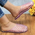 thumbnail image 6 of COM STAR Women Jelly Sandals Lightweight Mesh Flat Summer Slip-On Beach Sandal for Casual Wear Vacation and Daily Outings, 6 of 6