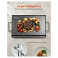 thumbnail image 4 of 24x16 in Flat Top Griddle Carbon Steel Universal BBQ Grill Pan Cookware, 4 of 8