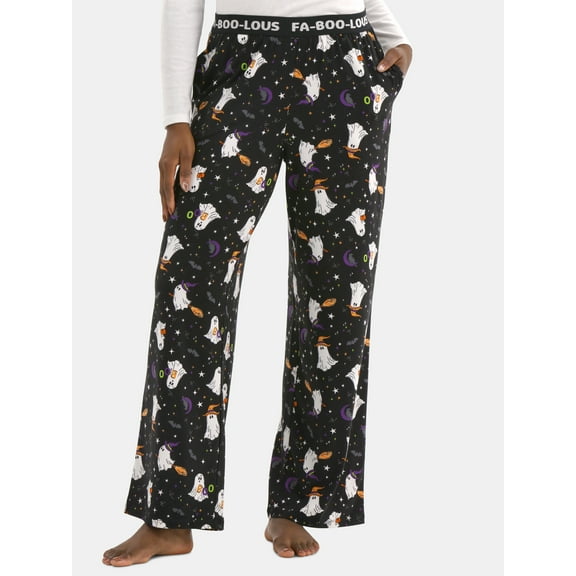 Halloween Women’s Printed Sleep Pants from Way to Celebrate, Sizes XS-3X