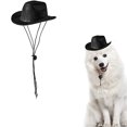 thumbnail image 4 of Sombrero de vaca de vaquero ajustable para disfraz occidental, accesorios de aseo para fiestas navideñas, 4 of 5