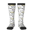 thumbnail image 2 of Picia Women Crew Soft Moisture-wicking Socks Dachshund Dog Puppy Pattern Design Cotton Socks, One Size fit All, 2 of 9