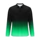 thumbnail image 5 of Blusa y camisa de manga larga con cuello vuelto para hombre, informal, con cuello vuelto, estampado, para fitness, deportiva, de manga larga, de poliéster, 5 of 5