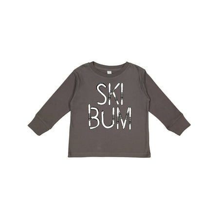 

Inktastic Ski Bum Gift Toddler Boy Girl Long Sleeve T-Shirt