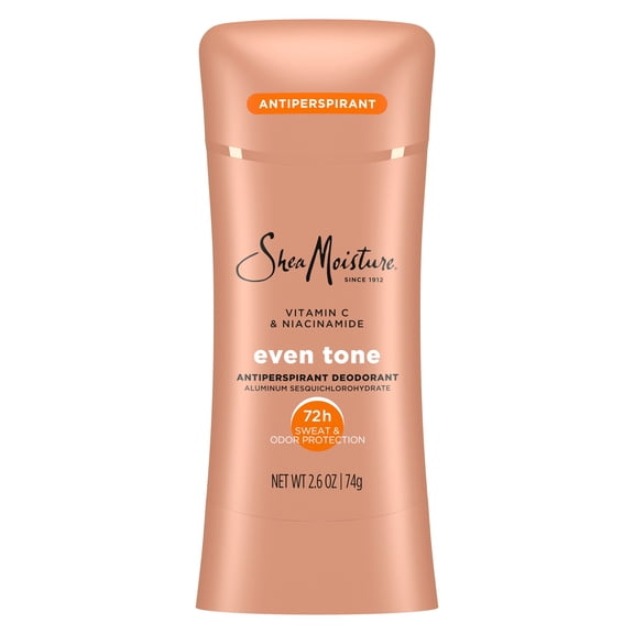 SheaMoisture Antiperspirant Deodorant Stick For 48HR Sweat & Odor Protection Even Tone With No Parabens & No Mineral Oil ,2.6 oz