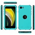 thumbnail image 4 of Allytech Waterproof Case, iPhone SE 2nd Gen Case Waterproof, IP68 Waterproof Build-in Screen Protector Full Protection Case Cover for Apple iPhone SE 2020, Blue, 4 of 7