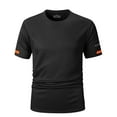 thumbnail image 2 of Yiliang Crop Top for Men Mens Activewear Mesh Fabric T Shirt Breathable and Lightweight Garment Available in Classic Color, 2 of 4