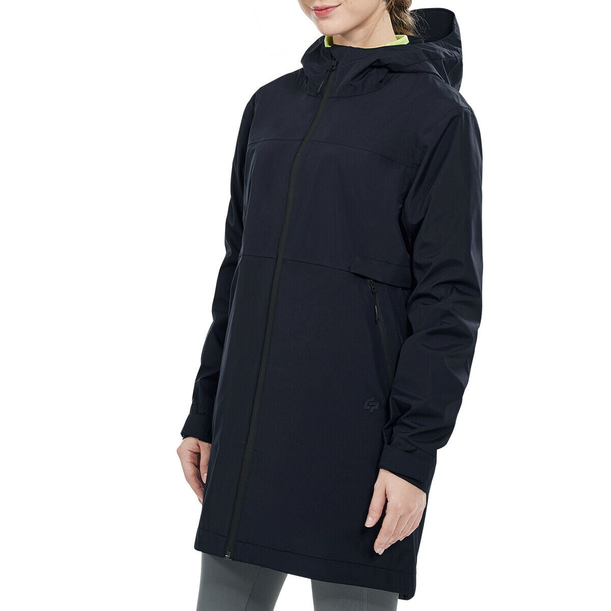 Ladies BHS Shower Proof Raincoat Jacket Belt Waterproof Navy Coat 