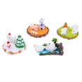 thumbnail image 4 of 3Pcs/Set Micro Rabbit Swan Figurine Miniature Ornaments for DIY Fairy Garden, 4 of 6