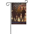 thumbnail image 4 of Memorial Day Double Sided Flag 28" x 40" American Military Soldiers Patriotic Garden Yard Flags The Stars and Stripes Eagle USA Veteran Day Outdoor Flag Decorations Garden Banner, 4 of 5