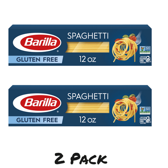( 2 Pack ) Barilla Gluten Free Spaghetti Pasta, 12 oz