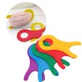 thumbnail image 3 of Paquete de tablas de bobinado de hilo multicolor, suéter de plástico para bricolaje, herramienta de costura hecha a mano para tejer Soledad Herramienta para devanado de tejeduría, 3 of 8