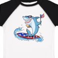 thumbnail image 4 of Inktastic Fourth of July Shark Surfing Boys or Girls Toddler T-Shirt, 4 of 5