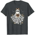 thumbnail image 3 of Drses‌‌ ‌‌‌‌‌‌‌‌‌‌‌‌‌‌‌‌‌‌‌‌‌‌Women's Halloween Vintage Funny Ghost Graphic Short Sleeve Crew Neck Casual T-Shirt, 3 of 3