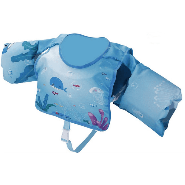 Floats Swim Vest Jacket with Arm Wings for 3060 lbs