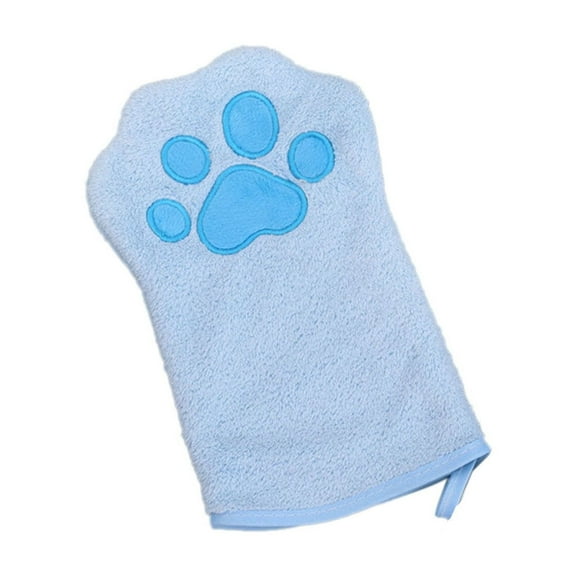 Glove Dog Towel For Drying Dogs Cat Cleaning Gloves 6x8.66 Inch Absorbent Soft Pet Grooming Gloves Coral Velvet Dog Bath Towel For Small Dogs And Cats