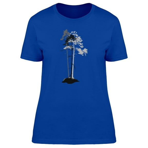 Silhouette Of Pine Trees Tee Women's -Image by Shutterstock